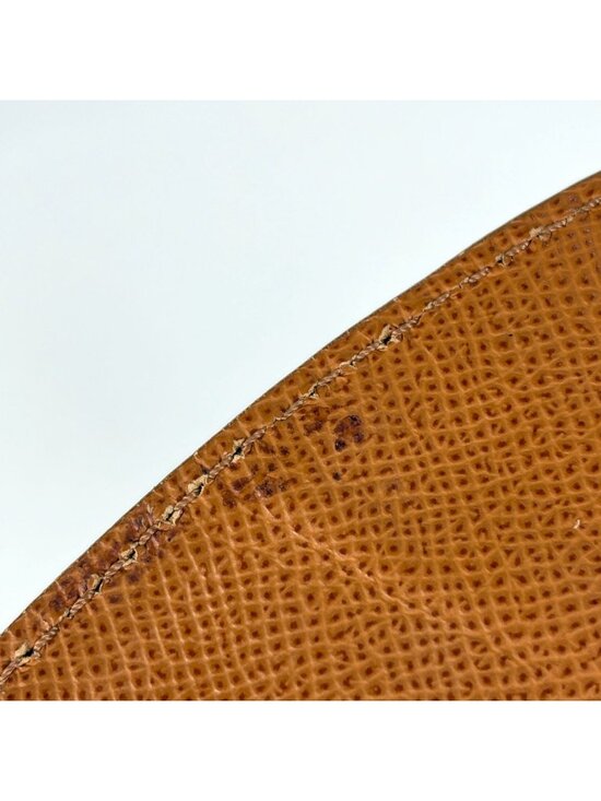 Chanel CC Logo Backpack Leather Brown main image 7